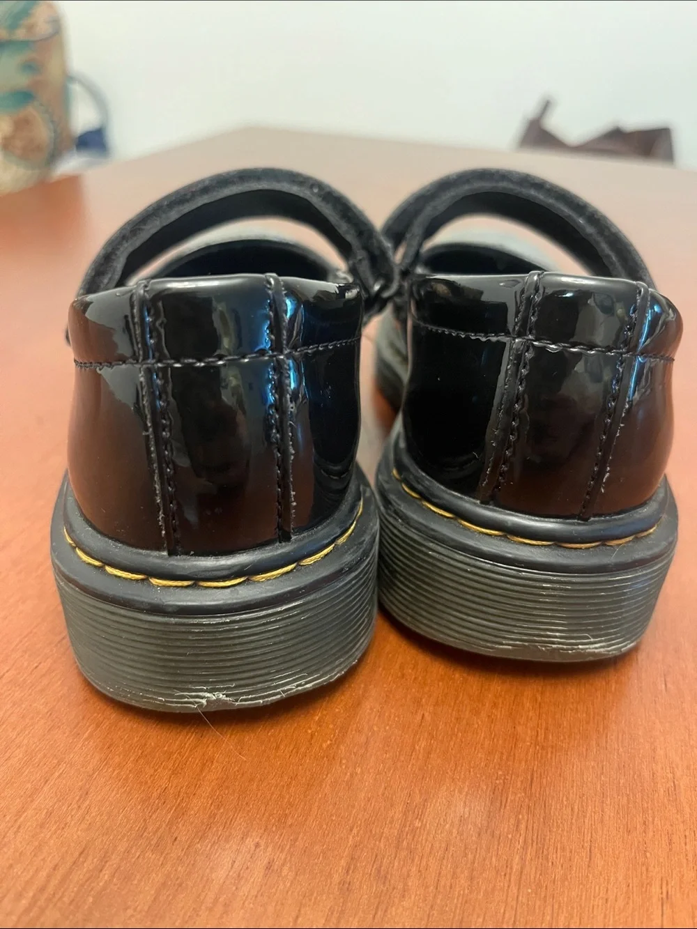 Dr Martens Maccy Mary Jane Shoes with Velcro Strap